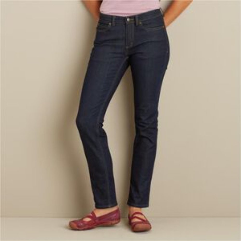 Duluth Trading Co Women’s NWT Slim Leg Jeans Sz 14